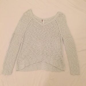 Free People mint green sweater